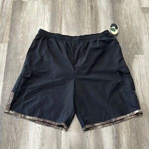 NWT Mossy Oak size XXL swim shorts black